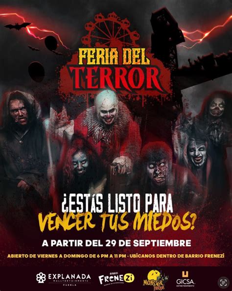 Feria Del Terror En Puebla Del Sep Al Nov Explanada Puebla Liv