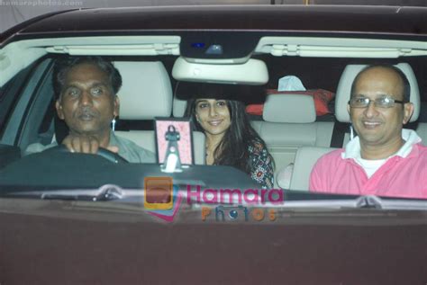 Vidya Balan At Hum Tum Aur Ghost Special Screening In Yashraj On Th