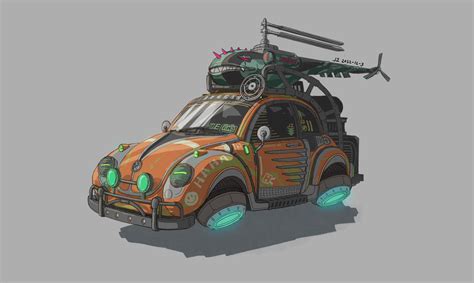 Artstation Cyberpunk Beetle