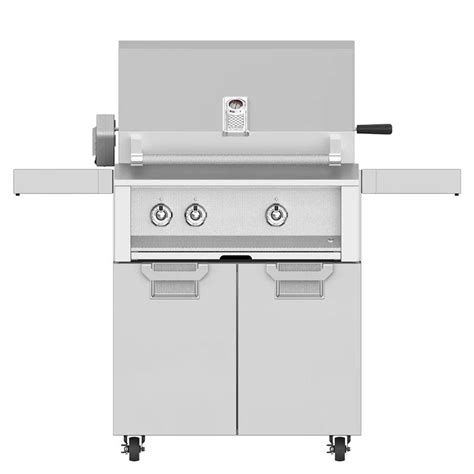 Aspire By Hestan 30 Freestanding Grill With Rotisserie Double Doors Eabr 30 Ecd30 Bbq