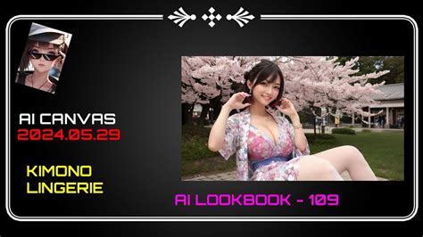 AI 룩북 AI LookBook 기모노 란제리 Kimono Lingerie YouTube