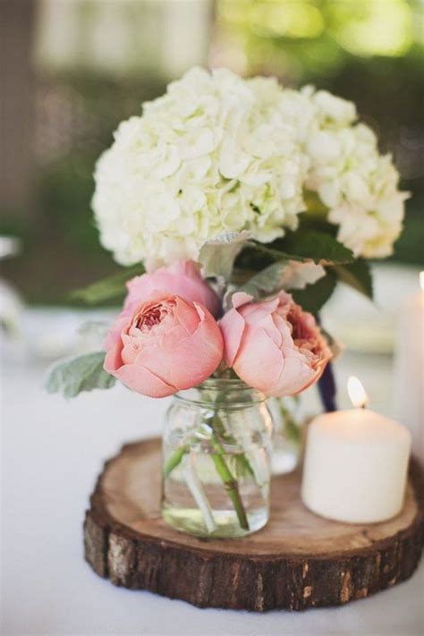 5 Centros De Mesa Con Rodajas De Madera Mesas De Boda Centros De Mesa Para Boda Y Centros De