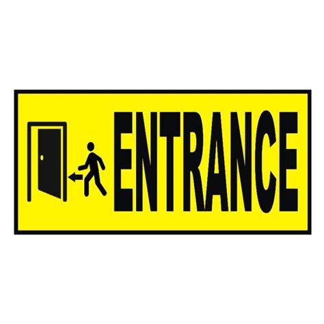 TOP HOTWall Signage Signages Yellow Signage Door Signage