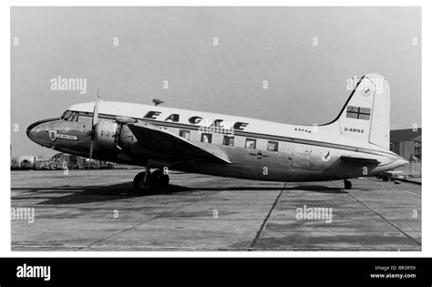 Old Photograph Of G Amnx Royal Mail Vickers Armstrongs Aircraft Ltd