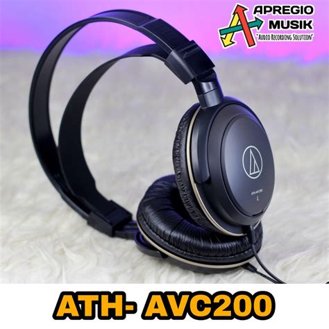 Jual Audio Technica Ath AVC200 AVC 200 AVC-200 Headphone Monitoring ...