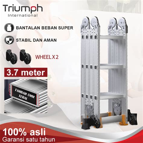 Jual M M M Tangga Lipat Tangga Paduan Aluminium Rumah Tangga