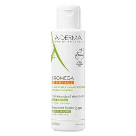 Aderma Exomega Control Emollient Foaming Gel 500ml Pharmaholic