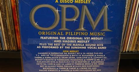 My Opm Lp Collection Various Artist A Disco Medley Opm