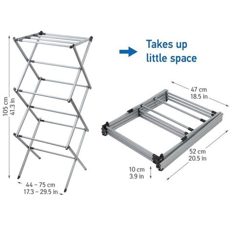 Artmoon Gobi Sechoir A Linge Telescopique Tendoir V Tements