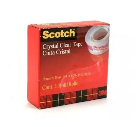 Cinta Cristal Scotch Mm X M Caja Con Rollo En Venta En Gustavo A