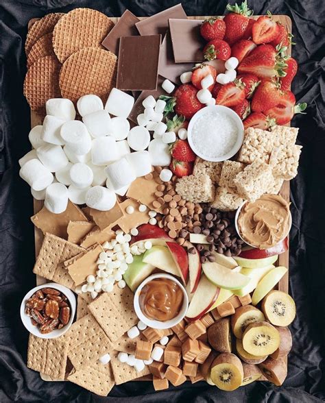 Smores Charcuterie Board Charcuterie Recipes Food Platters