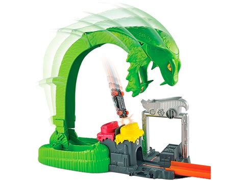 Pista Hot Wheels City Ataque T Xico Da Serpente Mattel