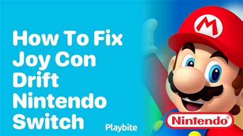 How To Fix Joy Con Drift On Your Nintendo Switch Playbite