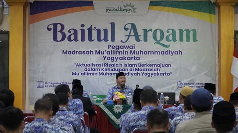 Muallimin Muhammadiyah Kembali Gelar Baitul Arqam Pegawai Tahun 2023