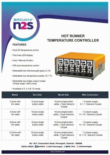 Arcuchi 4 Zone Hot Runner Controller System At Rs 39388 80 In Chennai ID 23392898091