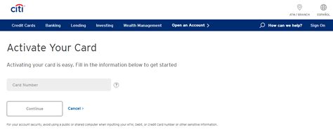 Citi Activate How To Activate Citi Credit Card Online