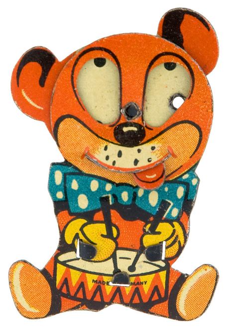 Hake S Bear Jockey Indian Figural Litho Tin Clickers