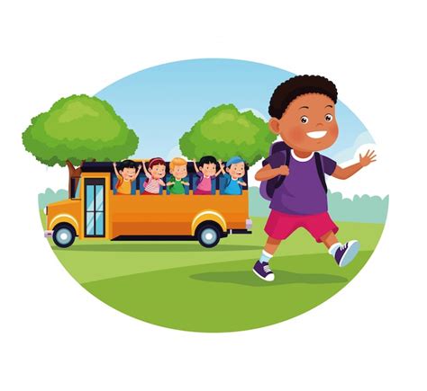 Free Vector | Back to school kids cartoon