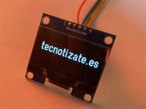 Básicos ESP32 Uso de un display OLED Tecnotizate