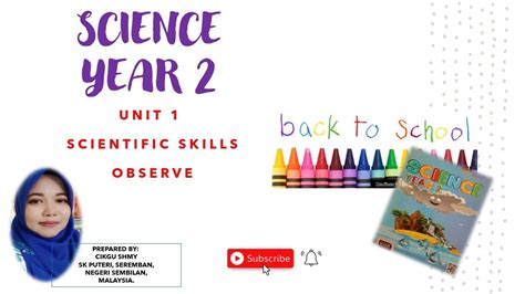 Science Year 2 Unit 1 Scientific Skills Observe Cikgu Shmy Youtube