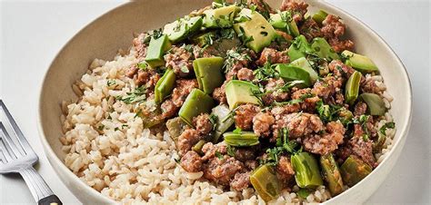 Nopales Con Carne Molida Y Arroz Chef Oropeza