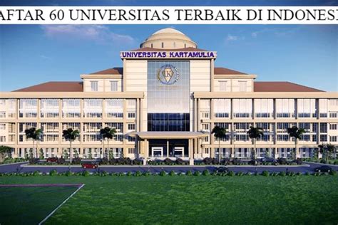 Inilah Daftar 60 Universitas Terbaik Di Indonesia Tahun 2023 Versi