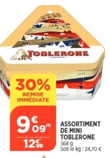 Promo Assortiment De Mini Toblerone Chez Atac Icatalogue Fr