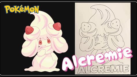 Pokemon Alcremie Coloring Page Youtube