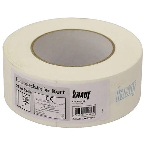 ᐉ Лента для швов бумажная Knauf 50 мм 25 пог. м (352/25) • Купить в ...