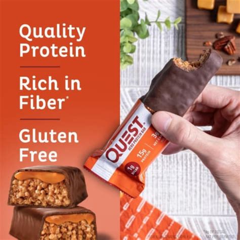 Quest Chocolate Caramel Pecan Hero Protein Bars Ct Kroger