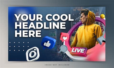 Premium Psd Creative Concept Cover Video Youtube Thumbnail For Live