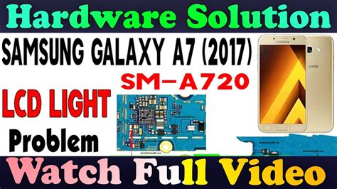 Samsung Galaxy A Sm A Display Light Not Work Problem Repair