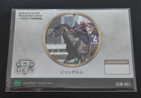 Epoch ホースレーシング ジャンダルム 0712 Gem 2022 下半期総集編 エポック 荻野 極競馬｜売買されたオークション情報