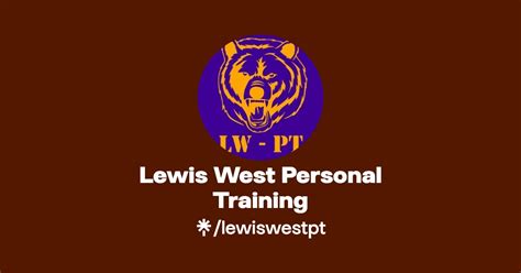 Lewis West Personal Training Instagram Facebook Linktree