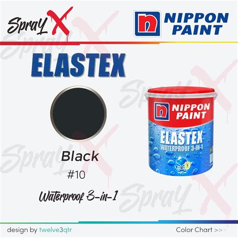 Jual Elastex Waterproof In Black Kg Cat Anti Bocor Nippon