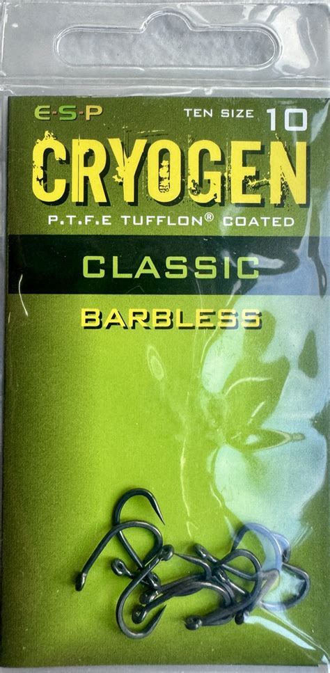 Cryogen Classic Barbless Size Pack