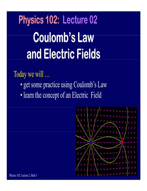 Coulomb S Law Coulomb S Law And Electric Fields DocsLib