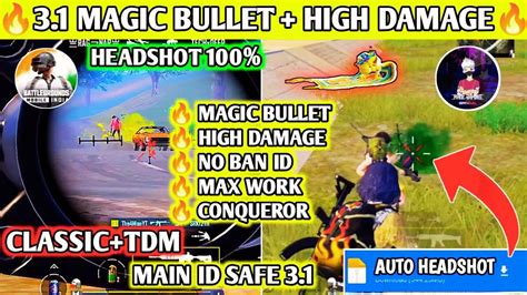 Bgmi Magic Bullet Tracking Autoheadshot Config File High Damage