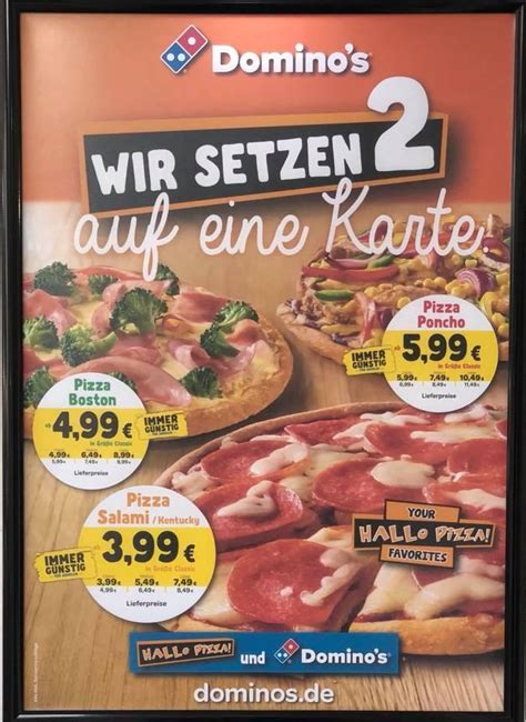 Speisekarte Von Domino S Pizza Gera