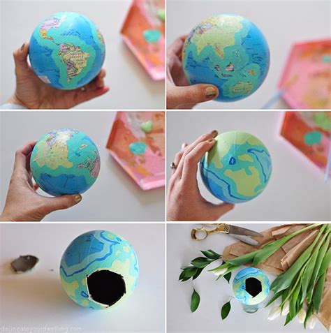 Diy Globe Flower Vase