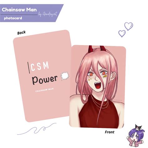 Jual Chainsaw Man Photocard Polaroid By Eternalvy Shopee Indonesia