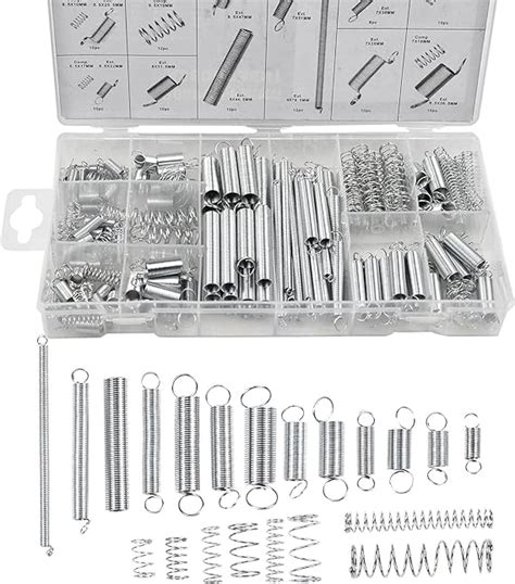 200Stück Spiralfeder Zugfedern Druckfeder Stahlfeder Feder Sortiment