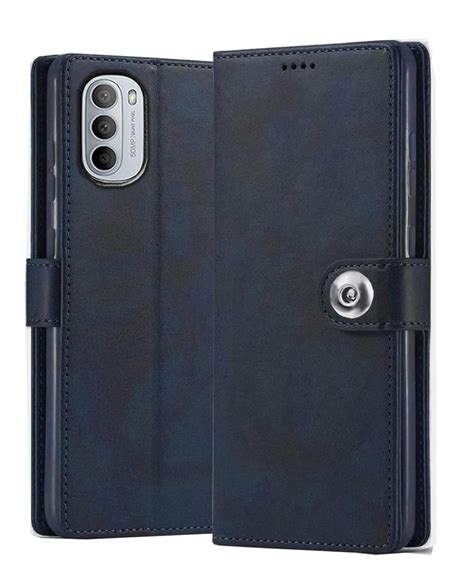 Fastship Genuine Leather Finish Flip Cover For Motorola Moto G82 5G