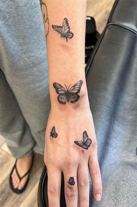 Butterfly Tattoo On Wrist