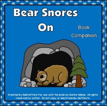 Bear Snores On Story Companion by KidCrafters | Teachers Pay Teachers