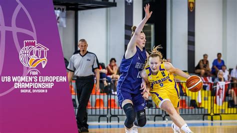 Sweden V Great Britain Full Game Fiba U Women S European