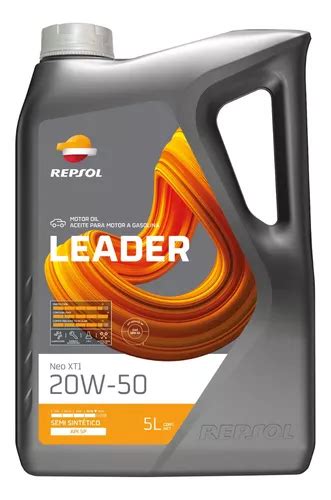 Aceite Semi sintetico Repsol Leader Neo Xt1 20w50 Api Sp 5 L Envío gratis