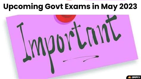 List Of Upcoming Govt Exams In May 2023 Upsc 2023 Haryana Civil