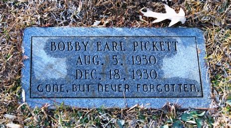 Bobby Earl Pickett (1930-1930) - Find a Grave Memorial