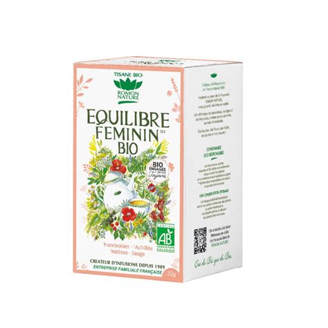 TISANE EQUILIBRE FEMININ BIO 20 SACHETS ROMON NATURE